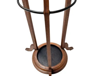 Arts & Crafts Coat Stand or Porte Manteau with Rotating Top, 1900s